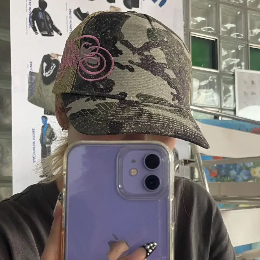 XLARGE 엑스라지 side script logo trucker cap