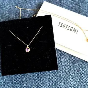 JEWELRY TSUTSUMI K10 자수정 목걸이