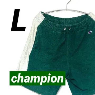 [ 인기 ] Champion 파일 원단 숏팬츠 그린 L