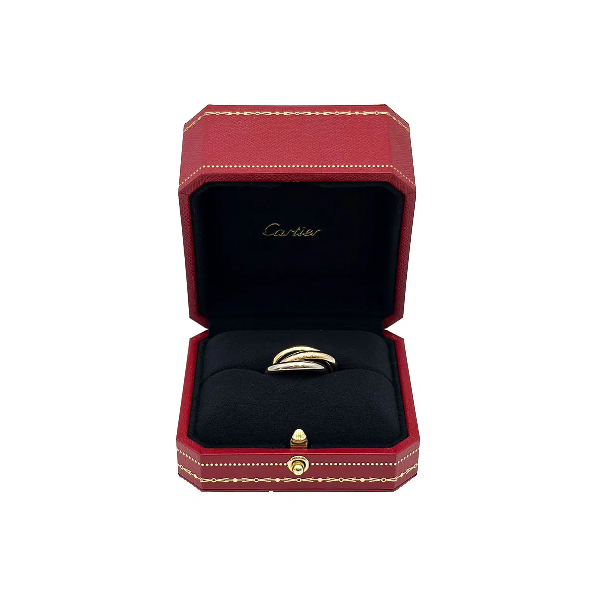 까르띠에 Cartier 18K 골드 트리니티 클래식 링 반지 12호