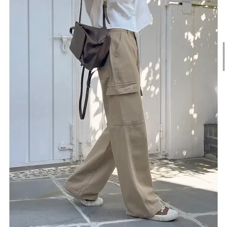 새상품 고고싱 카고팬츠 베이지 xs