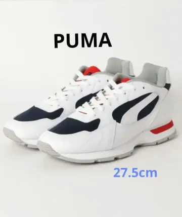 새상품급 PUMA 프로 컴플레인 MU 스니커즈 화이트 네이비 27.5