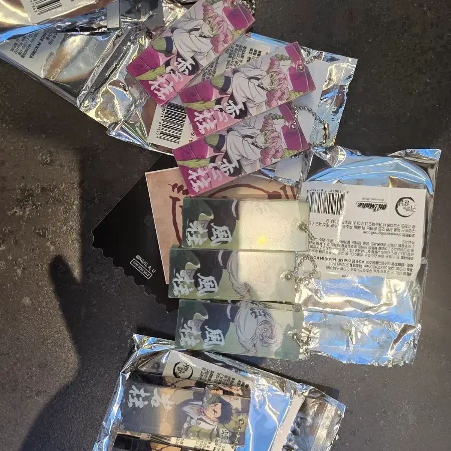 귀멸의 칼날 아크릴 스틱 키링