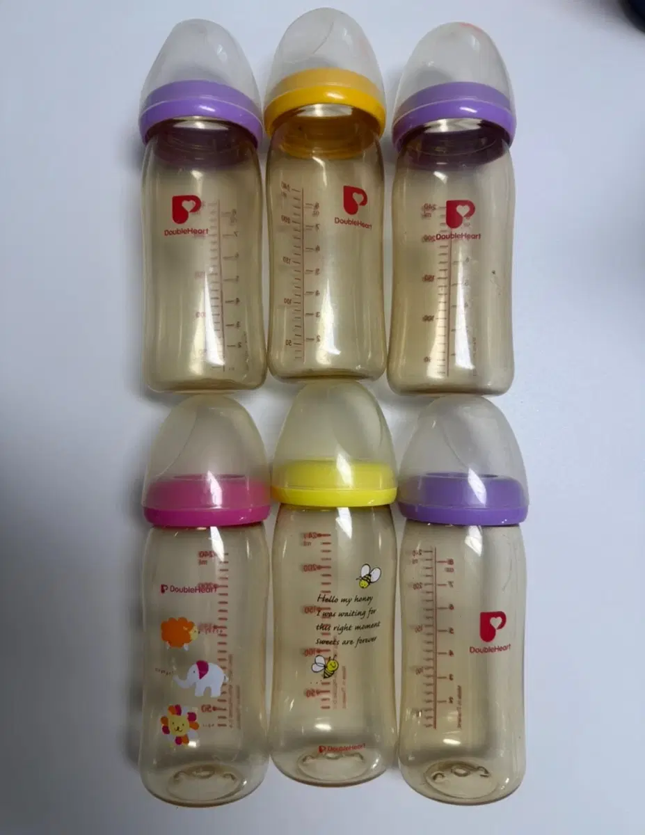 더블하트 젖병 240ml 6개