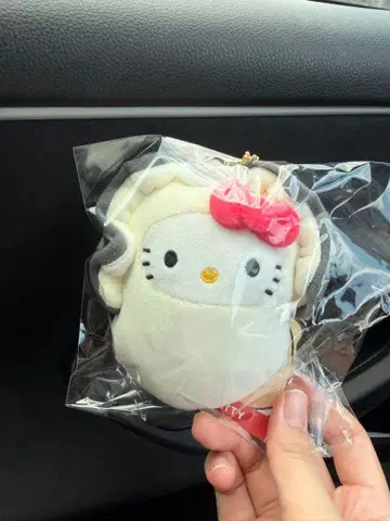 미야기현 한정판 헬로키티 굴 봉제 인형 키링