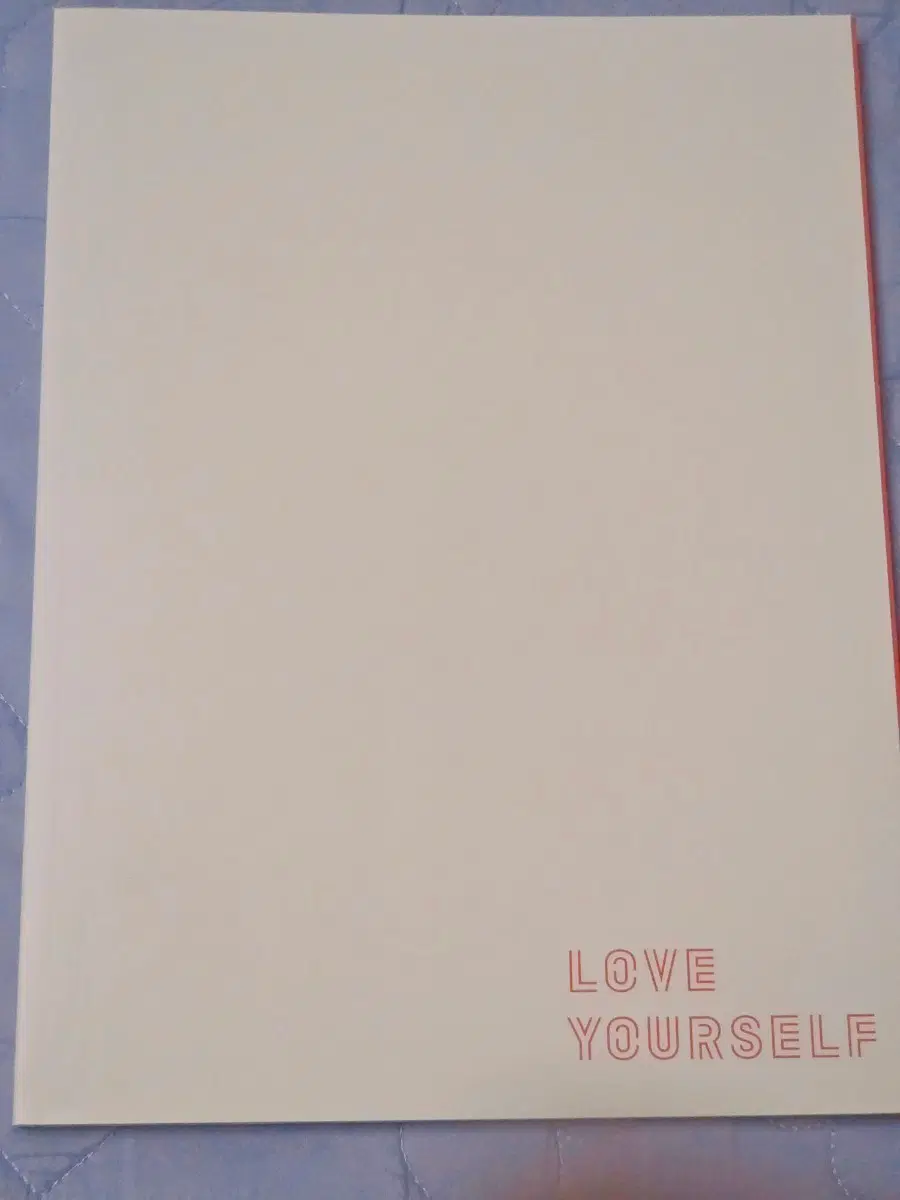 BTS LOVE YOURSELF Program Book