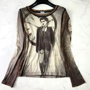 레어 Jean Paul Gaultier 펑크걸 티셔츠 y2k