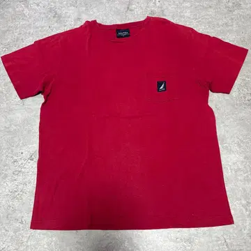 NAUTICA 티셔츠 L 레드 Made in USA 90s