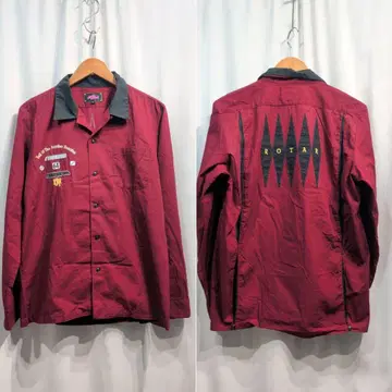 [ size:L ] ROTAR 로터 긴팔 볼링 셔츠 워크 셔츠