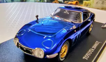 교쇼 도요타 2000GT 미니카 1/43 블루 크롬