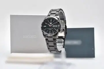 SEIKO 7s26-02t0 자동 와인딩 블랙 손목시계
