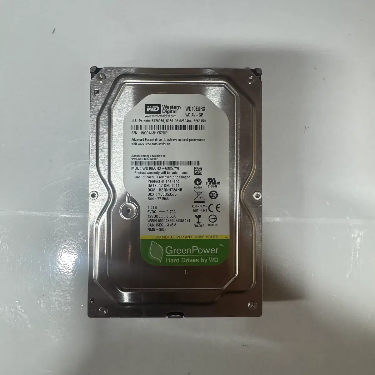WD Green 1TB HDD 판매합니다.