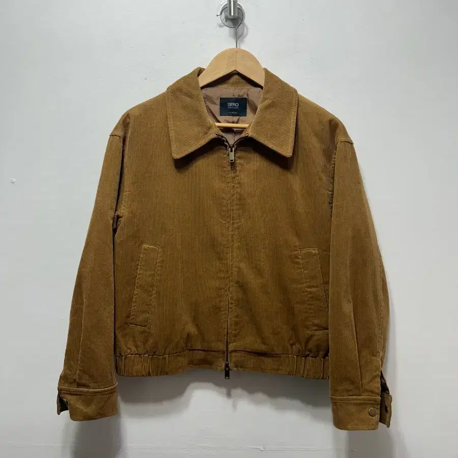 SPAO 코듀로이 블루종 자켓 브라운 M