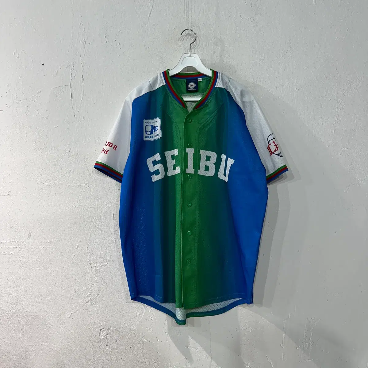 세이부 라이온스 철도창립 100주년 기념 유니폼 L