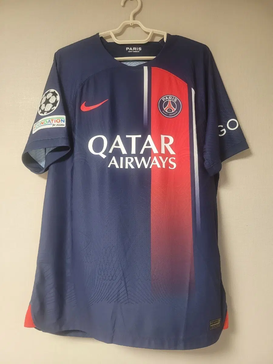 23-24 PSG 홈 ADV 해외L 이강인 챔스마킹 판매합니다.