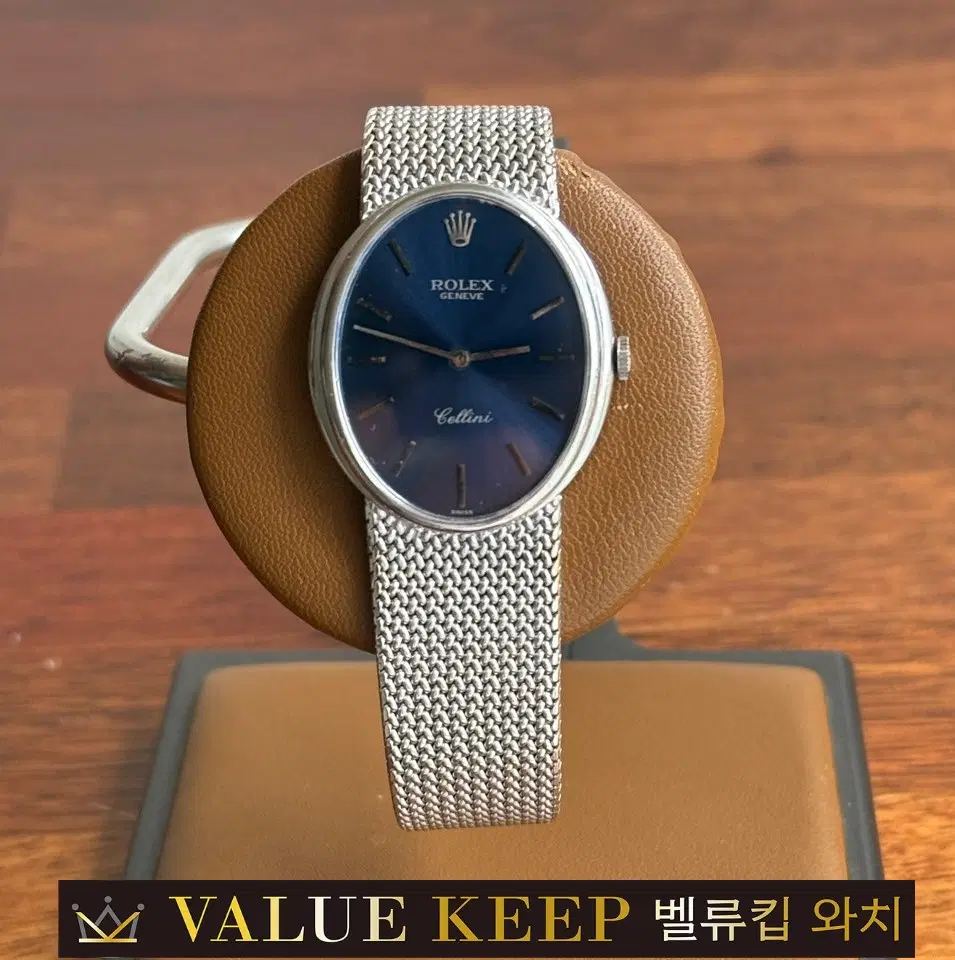 롤렉스 엘립스 첼리니 화이트골드18k 오리지날 네이비