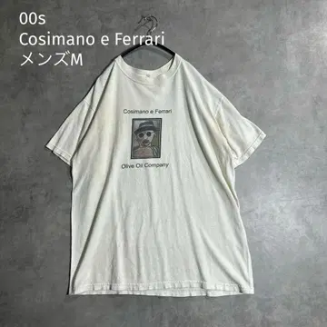 00s Cosimano e Ferrari 아트T셔츠 남성용M 반팔