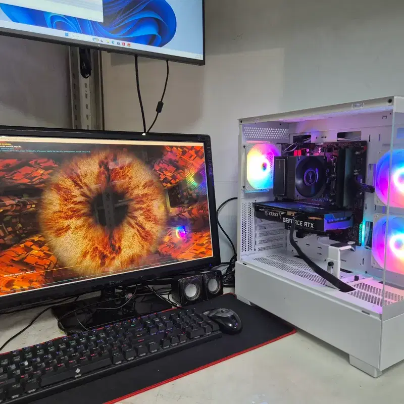 라이젠 5700X+RTX3060+512G 게이밍PC/다코어PC 판매합니다