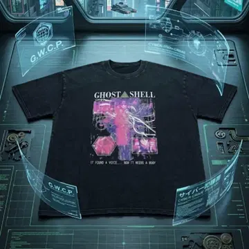 N 공각기동대 T셔츠 Ghost in the shell 애니메이션 티