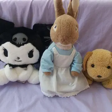 쿠로미 산리오 피터래빗 봉제 인형 강아지 쿠로미 캐릭터