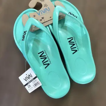 VIVA! ISLAND SANDALS 터콰이즈 26cm 일본제