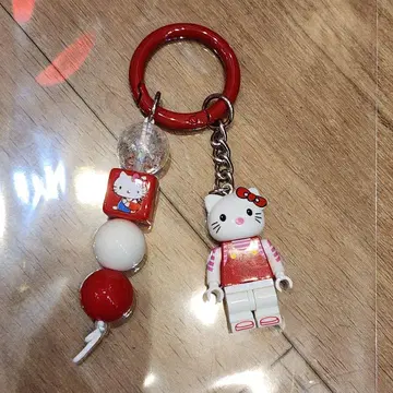 새상품 Hello Kitty 키링 피규어 비즈 포함