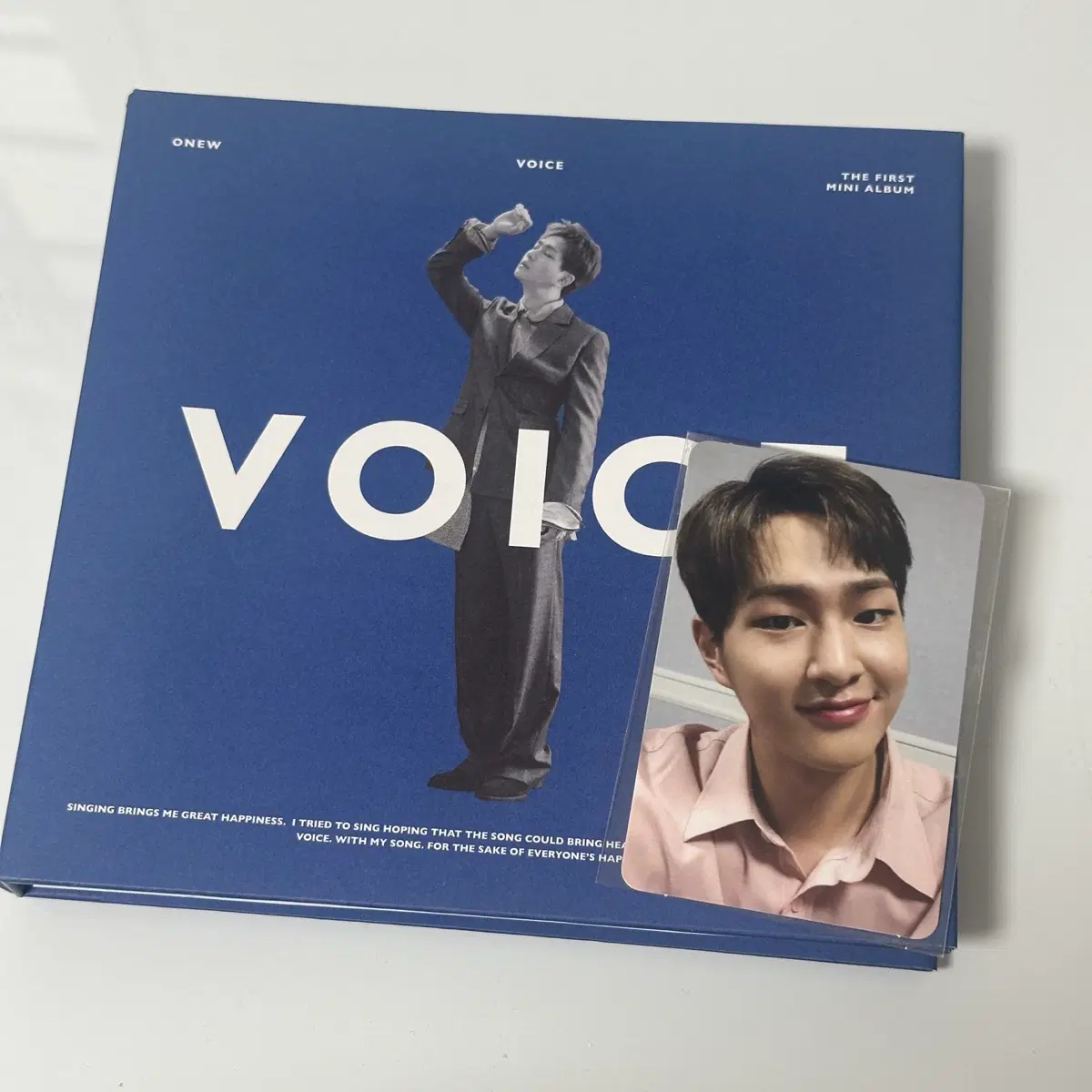 샤이니 온유 보이스 VOICE 앨범(포카O)