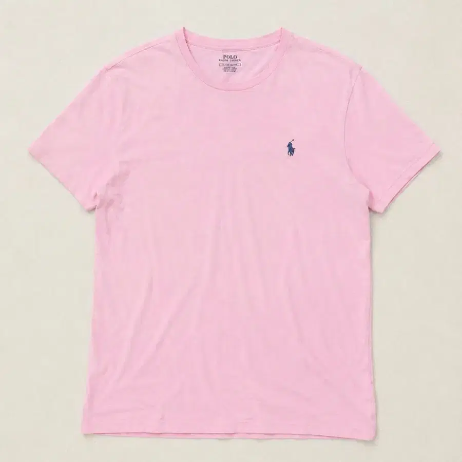 Polo 폴로 랄프로렌 핑크 라운드 반팔 P589