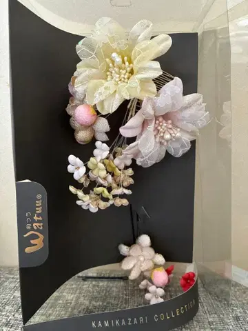 Watuu 와츠 머리 장식 헤어콤 빗 U핀