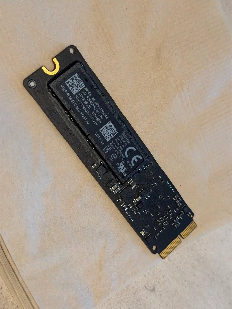 MZ-JPV5120 애플 아이맥, 맥북 전용 ssd 512GB