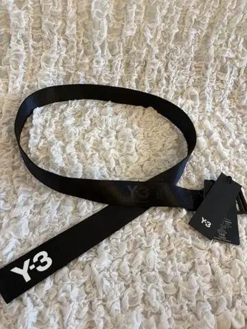 Y-3 로고 웨빙 벨트 블랙 새상품
