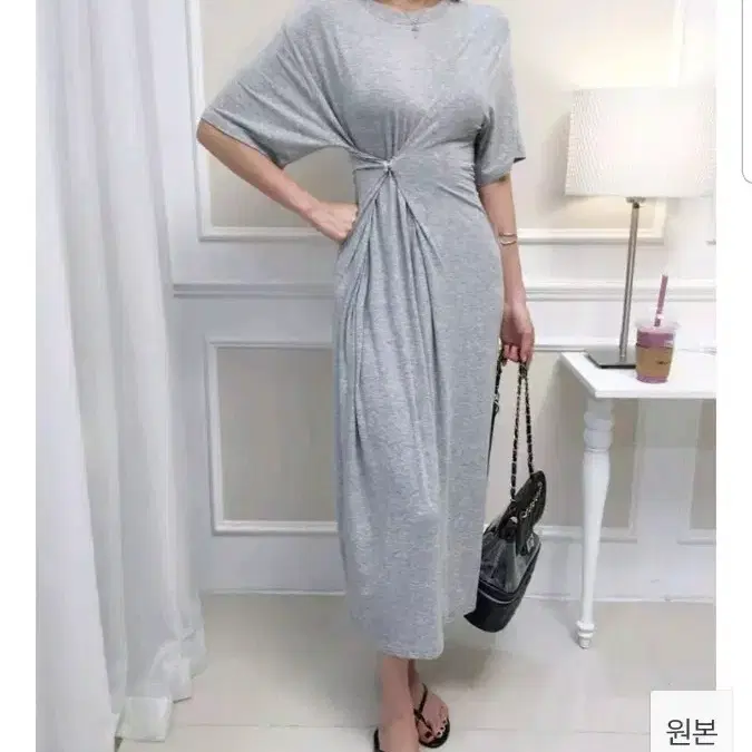 스노우메리 그레이 롱원피스 마실룩