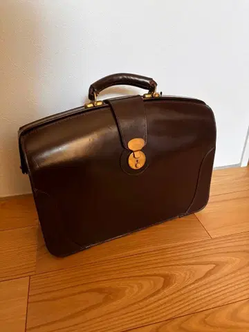 남성용 비즈니스 백 더글라스 백 브라운 가죽
