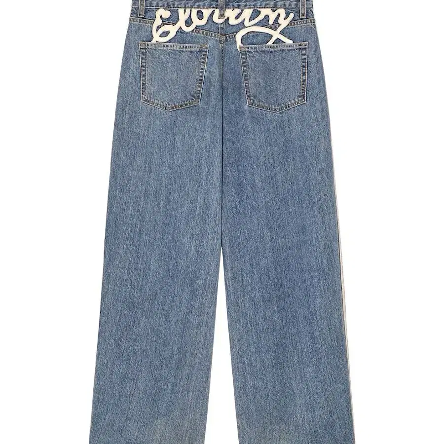 글로니 GLOWNY 인디고 루즈 핏 데님 denim jeans
