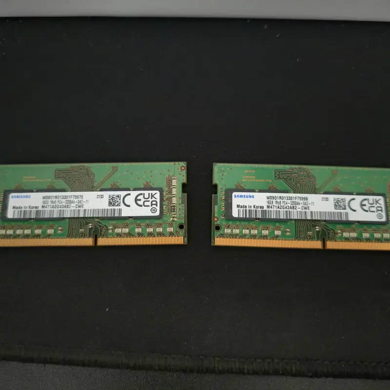 삼성 DDR4 노트북용 32GB(16x2) 25만 or 삼성 DDR5교환