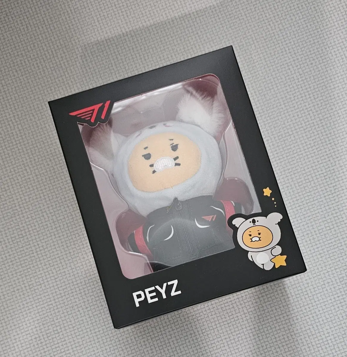 카카오 t1 페이즈 춘식이 인형 키링 포토카드 포함