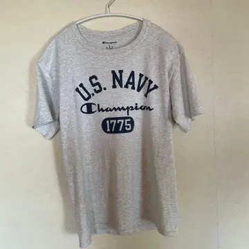 Champion U.S. NAVY 셔츠 그레이 S 사이즈