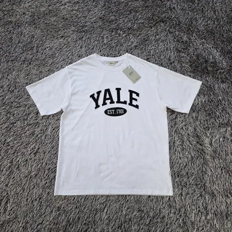 YALE 로고 레터링 반팔티셔츠/남성(M)/ST3795/새상품