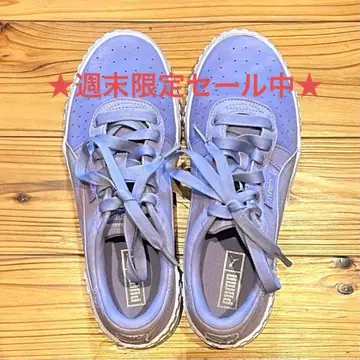 [인기 통굽] PUMA (푸마) CALI 웨지 스니커즈 라벤더 25cm
