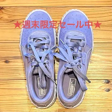 [인기 통굽] PUMA (푸마) CALI 웨지 스니커즈 라벤더 25cm