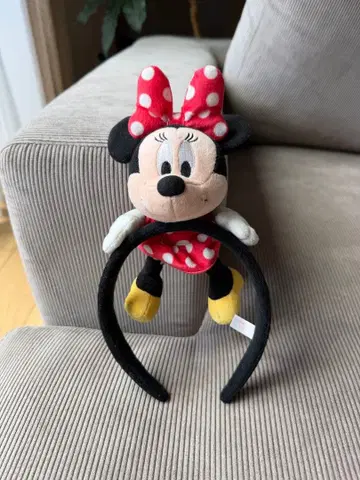 [공식] Disney 미니 마우스 머리띠 봉제 인형 포함