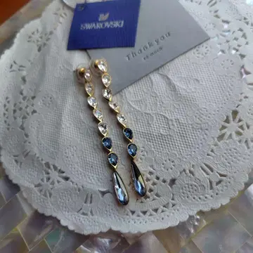 SWAROVSKI 드롭 롱 귀걸이