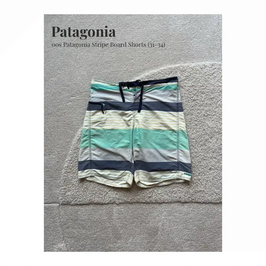 00s Patagonia 스트라이프 보드쇼츠 (31-34)