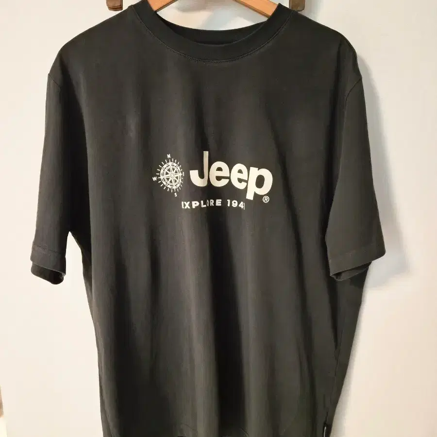 지프(Jeep) 카키 반팔 티셔츠 (XL/105사이즈)