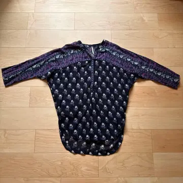 새상품급 Free People 올 패턴 보헤미안 튜닉 해외 어패럴