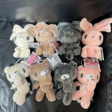 글루미 범용 토끼 봉제 인형 마스코트 8종