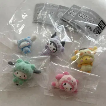 컴플리트 * 산리오 캐릭터즈 모코모코 팬더 플로키 마스코트