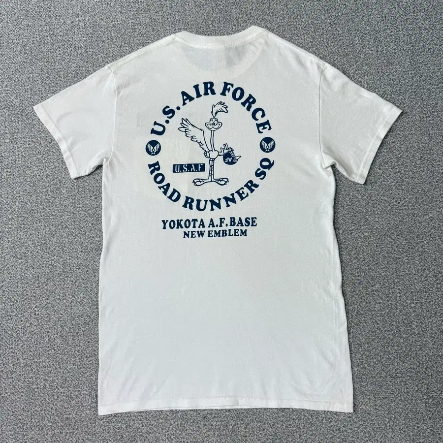 US Airforce 00s 빈티지 프린팅 반팔 여성용