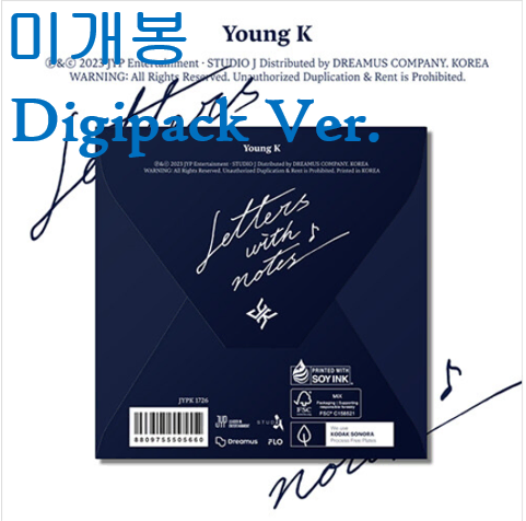 영케이 - Letters With Notes [디지팩] (미개봉, CD)