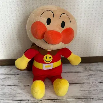 [ 새상품급 ] 호빵맨 봉제 인형 껴안는 인형